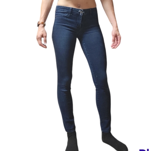 Abercrombie Jeans 4R w27 L29 Skinny Low Rise Denim Dark Wash - Picture 1 of 7